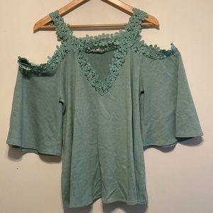 Andthewhy Cold Shoulder Top